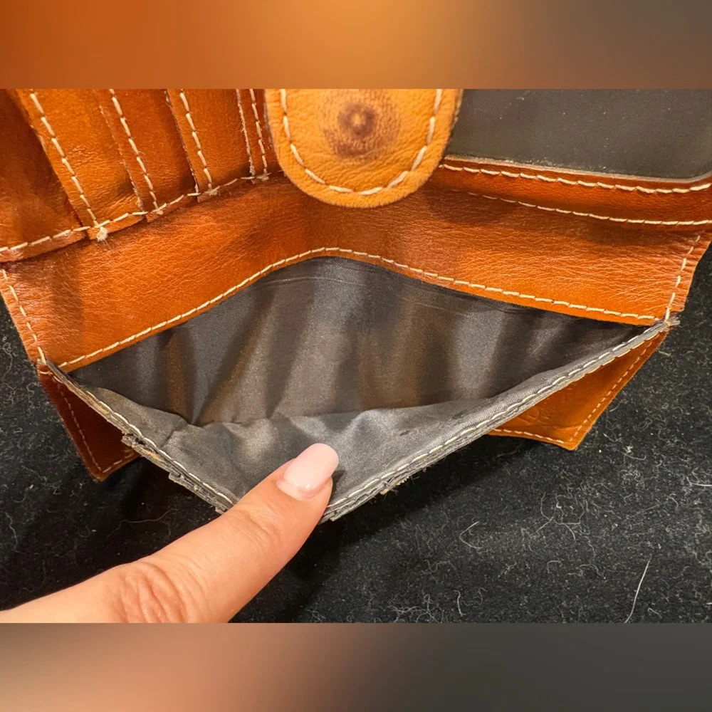 Patricia Nash Tan Embossed Wallet